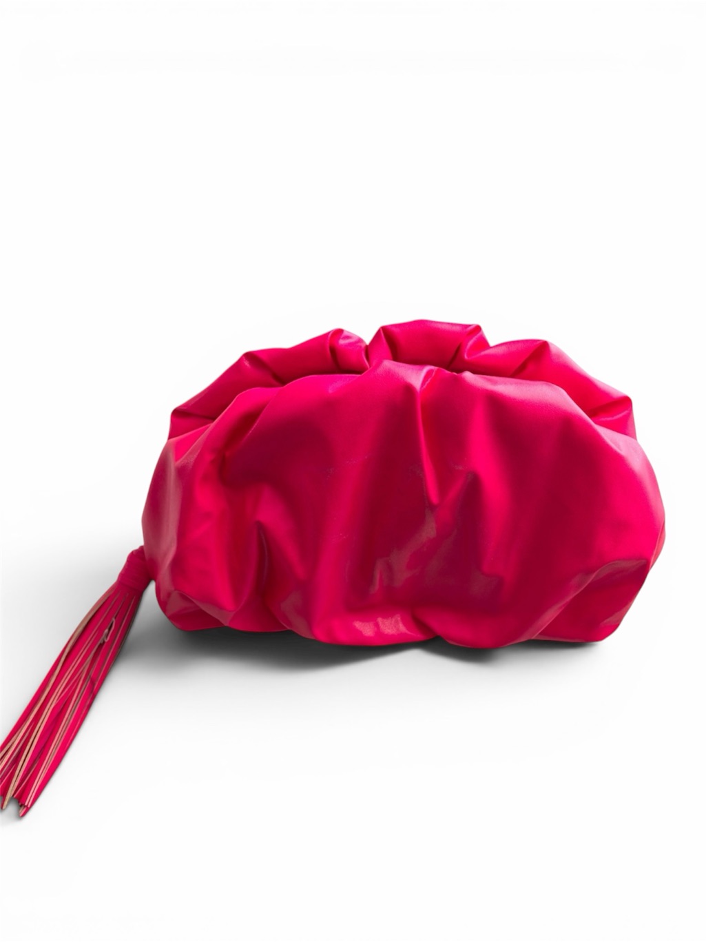 Ruched Clutch In Hot Pink Rebecca Minkoff